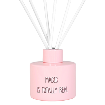 My FLame Lifestyle GEURSTOKJES - MAGIC IS TOTALLY REAL - GEUR: URBAN SUEDE @ De Hoofdzaak