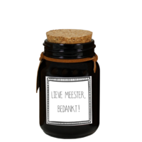 SOJAKAARS - BEDANKT LIEVE MEESTER - GEUR: WARM CASHMERE stuk